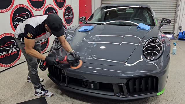 Brand new Porsche 911 Carrera GTS brought straight to us from Fremont Porsche Dealership 👌 
Our team is polishing away light swirl marks, fine lines and other paint imperfection prior to protecting the entire body with our 10 Year Paint Protection Film!
Rock chips on a Porsche is NOT a good look 😕 make sure to protect your vehicle from permanent unforeseen damage that WILL happen without protection. 
DoubleTake Auto Spa in Fremont 
Home of Porsche Protection!
Call/Text Us: 510.472.4181 
Email Us: info@dtautospa.com
Website: www.dtautospaprotection.com 
#newcar #luxurycars #Porschelovers #porschedaily #porschecayenne #porschecayennecoupe #porschecayenneturbos #porschepanamera4s #porsche911 #911t #911turbos #911gt3 #911carrera #porscheboxster #Porschegts #porscheclub #porscheonly #porschetaycancrossturismo #porschefamily #porschewindowtint