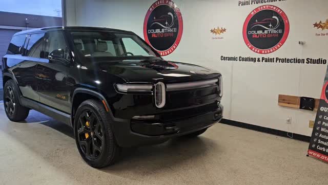 Another Rivian customer knew it was crucial to find the right shop to protect their Rivian so they traveled from Oakland to Fremont for our New Car Double Protection Services 😀 
✔️ 10-year Paint Protection Film on the high impact areas: hood,  side fenders and front bumper 
✔️ Ceramic Coating 

Our customers don't wait for damage to happen, they prevent it. And you should too!

DoubleTake Auto Spa in Fremont 
Call/Text Us: 510-472-4181 
Email Us: info@dtautospa.com 
Website: www.dtautospaprotection.com 

#riviansuv ##rivianr1s #R1S #rivianofficial riviantruck rivianclub