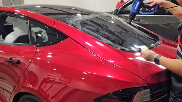 Brand new Tesla Model S getting Big Boss Level of Protection👌 

This is the most expensive form of protection but the ABSOLUTE best 💯 

What did he purchase 👀 🤔 
1. 10-years Self-Healing Paint Protection Film on the entire vehicle 
2. Ceramic Heat Reduction Window Tint 
3. Ceramic Coating 
4. Windshield Protection 
5. Interior Leather Coating 

He understood that the cost of protection is small compared to the potential damage, that would happen without it.👌 

DoubleTake Auto Spa in Fremont 
Home of Tesla Protection 
Call/Text Us: 510.472.4181 
Email Us: info@dtautospa.com 
Website: www.dtautospaprotection.com 

#Tesla #newcar #luxurycars #teslajuniper #teslaofficial