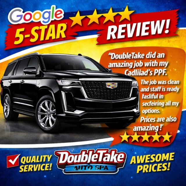 🔥 Protecting Prestige the Right Way 🔥
Our customer wanted to keep his Escalade looking flawless, bold, and showroom fresh, and he knew the harsh reality of driving on Bay Area roads. Rock chips, road debris, and everyday wear can quickly destroy that beautiful finish if it’s left unprotected.
What areas did he protect?
✔ Hood
✔ Side Fenders
✔ Front Bumper
✔ Doors
We proudly installed XPEL Paint Protection Film. With self-healing technology and a proven 10-year warranty, it absorbs the abuse so the paint underneath stays pristine.
Now this Cadillac Escalade is protected where it matters most — maintaining that prestigious look while being ready for real-world driving.
📍 DoubleTake Auto Spa in Fremont
📞 Call/Text: 510-472-4181
🌐 www.dtautospa.com