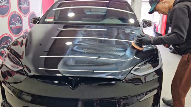 This Tesla Model X is getting our paint correction to remove swirl marks and fine lines throughout the paint before we protect it with our Ceramic Coating. 

Stay tuned for our results👌 

DoubleTake Auto Spa in Fremont 
Home of Tesla Protection 
Call/Text Us: 510-472-4181 
Email Us: info@dtautospa.com 
Website: www.dtautospaprotection.com 

#teslamodelx #teslablack #teslajuniper #newcar #teslaprotection