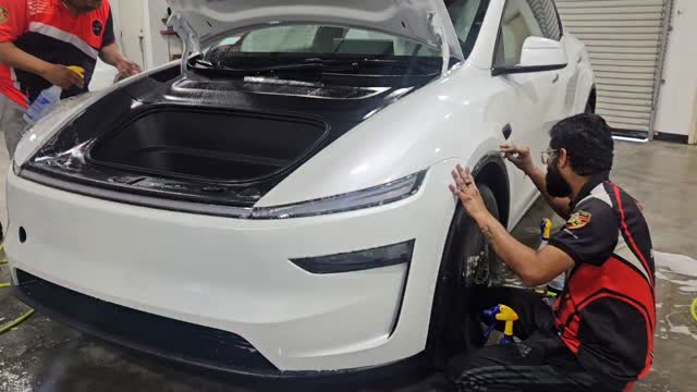 Two Tesla Model Y - different focus:

1. Big BOSS Level of PROTECTION: Full-body 10-year Self-Healing Paint Protection Film on the entire vehicle PLUS Ceramic Heat Reduction Window Tint 
2. Second Tesla: All windows tinted with our Ceramic Heat Reduction Window Tint 

DoubleTake Auto Spa in Fremont is a well-known Tesla Protection Center and Certified Xpel Center. 

Call/Text Us 510-472-4181 
Email Us: info@dtautospa.com 
Website: www.dtautospaprotection.com 

#teslawhite #teslajuniper #teslaperformance #teslaplaid #teslahighland