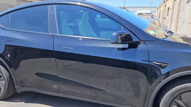 It's all about the Black Pearl Metallic - Tesla Model Y 👌 Two Tesla's are Tesla employee vehicles.  At, DoubleTake Auto Spa we have an incredible reputation with Tesla employees and the Tesla community!We specialize in:✔️ 10-years Self-Healing Paint Protection Film on protect the paint from paint chips caused by daily driving ✔️ Ceramic Coating to create an incredible shine and ease of maintenance ✔️ Ceramic Heat 🥵 Reduction Window Tint ✔️ Tesla Detailing ✔️ Curb Rash Repair DoubleTake Auto Spa in Fremont Home of Tesla Protection Call/Text Us: 510.472.4181 Email Us: info@dtautospa.com Website: www.dtautospaprotection.com #Tesla #teslaplaid #teslaonly #teslamotorclub #teslamodels