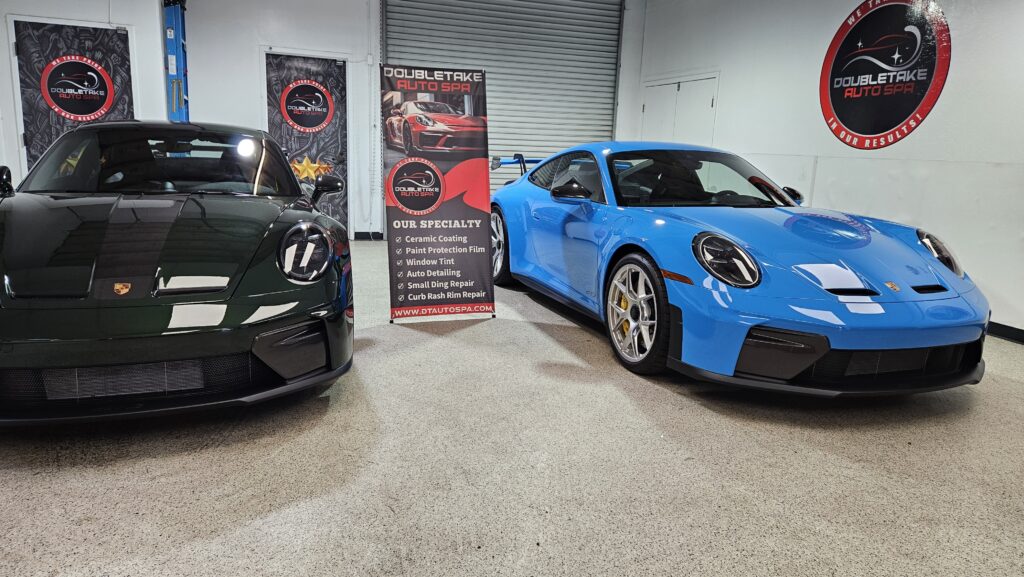 Porsche GTS Green and Blue Full Body PPF and Ceramic Coating