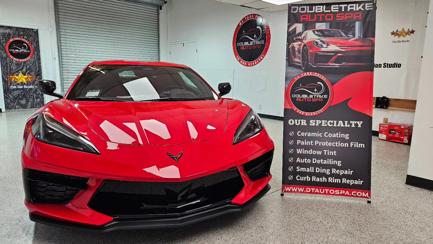 Corvette Protected with Paint Protection Film and Ceramic Coating