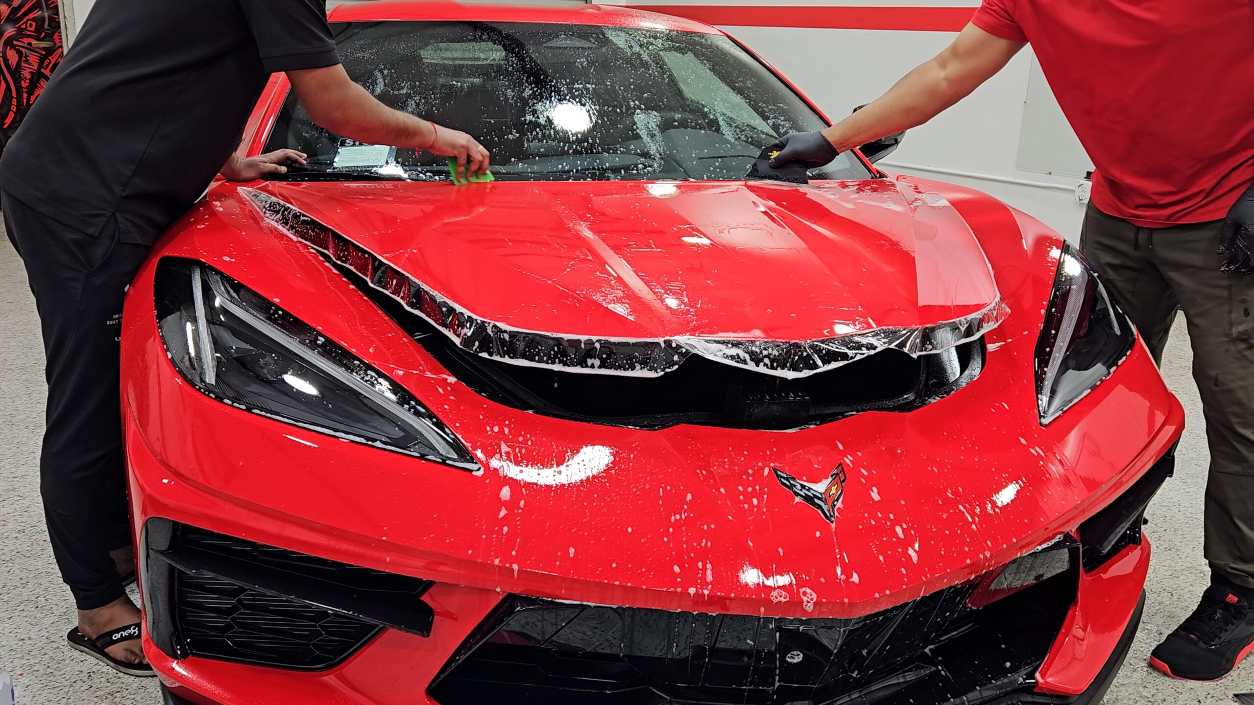Corvette Protected with Paint Protection Film and Ceramic Coating